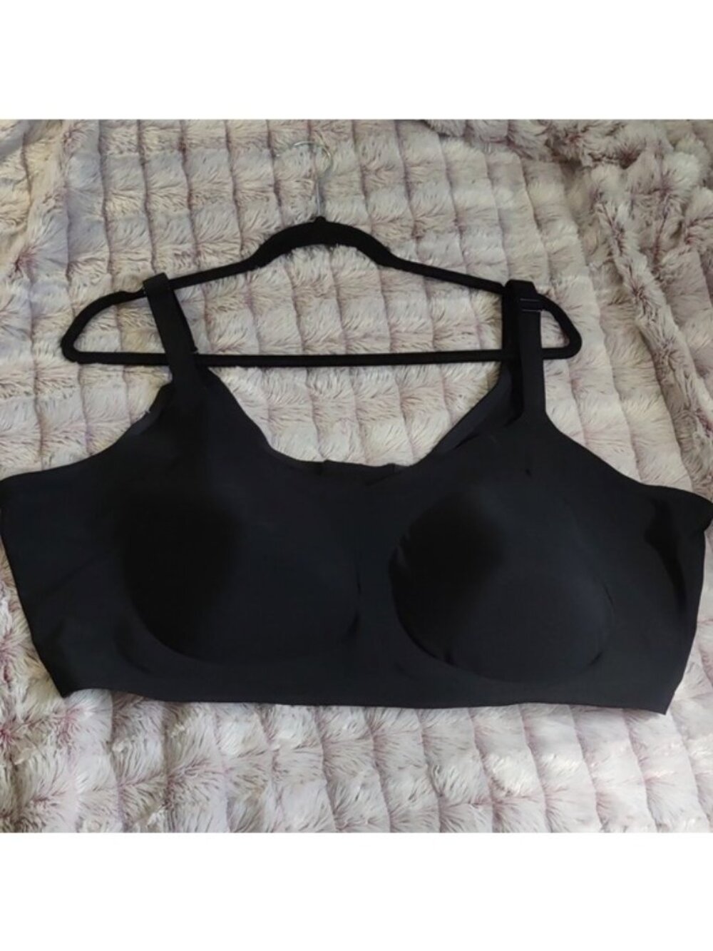 Shapermint Essentials Black Adjustable Straps Removable Pads Bra Size 4XL/4TG
